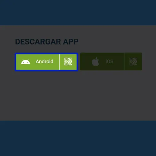 Haga clic en el botón "Descargar para Android"